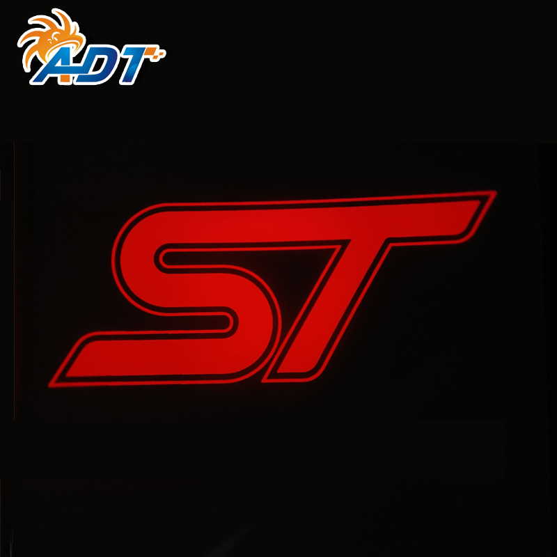  ADT Never Fade Glass Projector RS ST S LED Car Side FORD FOCUS Mirror Puddle Logo Light Rearview Mirror Projector Light for MK4 2019